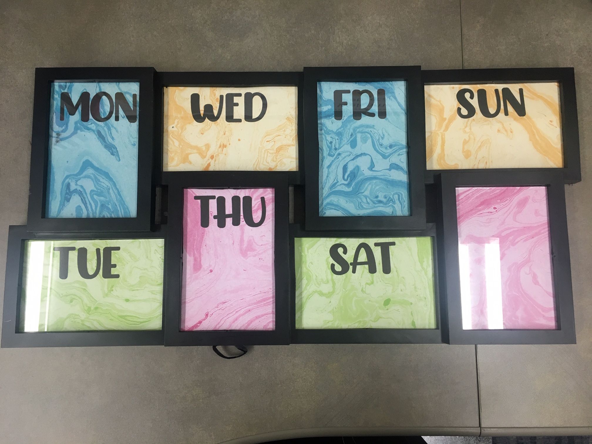 Dry Erase Picture Frame Planner