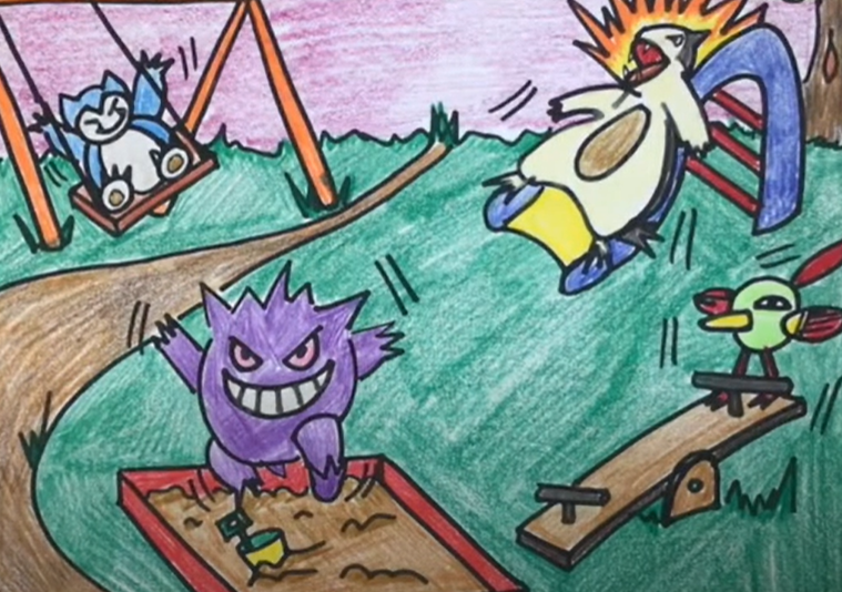 Pokemon Playground Drawing