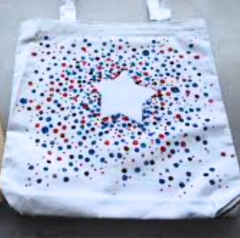 Patriotic Tote for Warrior Ranch