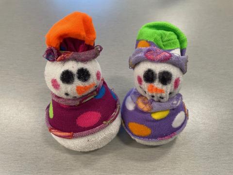 Snowman Sock Pals