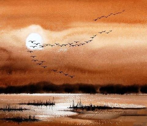 painting with coffee