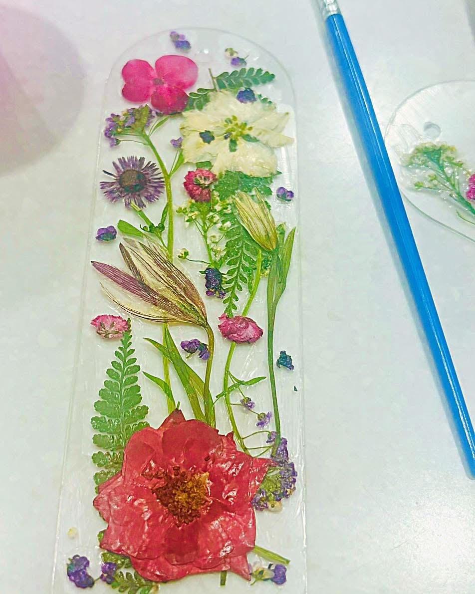 Pressed Flower Bookmarks